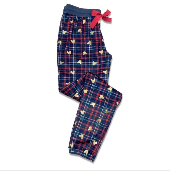 NEW Disney Mickey Mouse pj Pyjama bottoms sleep pants Teen Adult - Picture 1 of 7